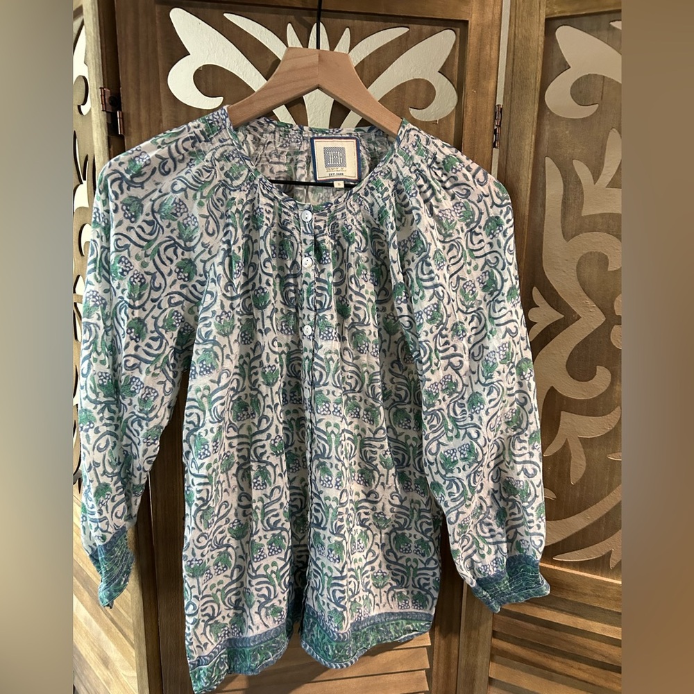 Bell By Alicia Bell Cotton Silk Top
